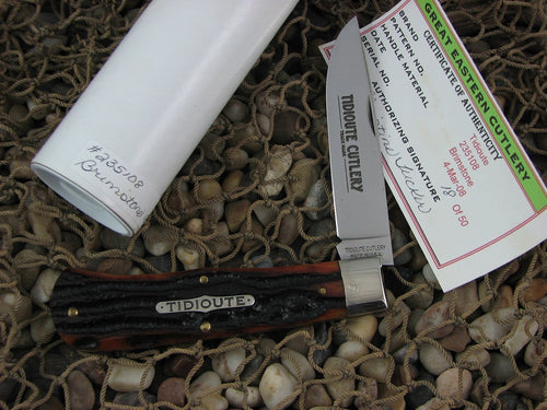 Great Eastern Cutlery Tidioute 2008 Brimstone Bone Pioneer with 1095 steel  235108