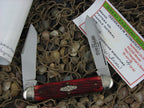 Great Eastern Cutlery Northfield 2008 Red Hangmans Bone Moose with 1095 steel  542208
