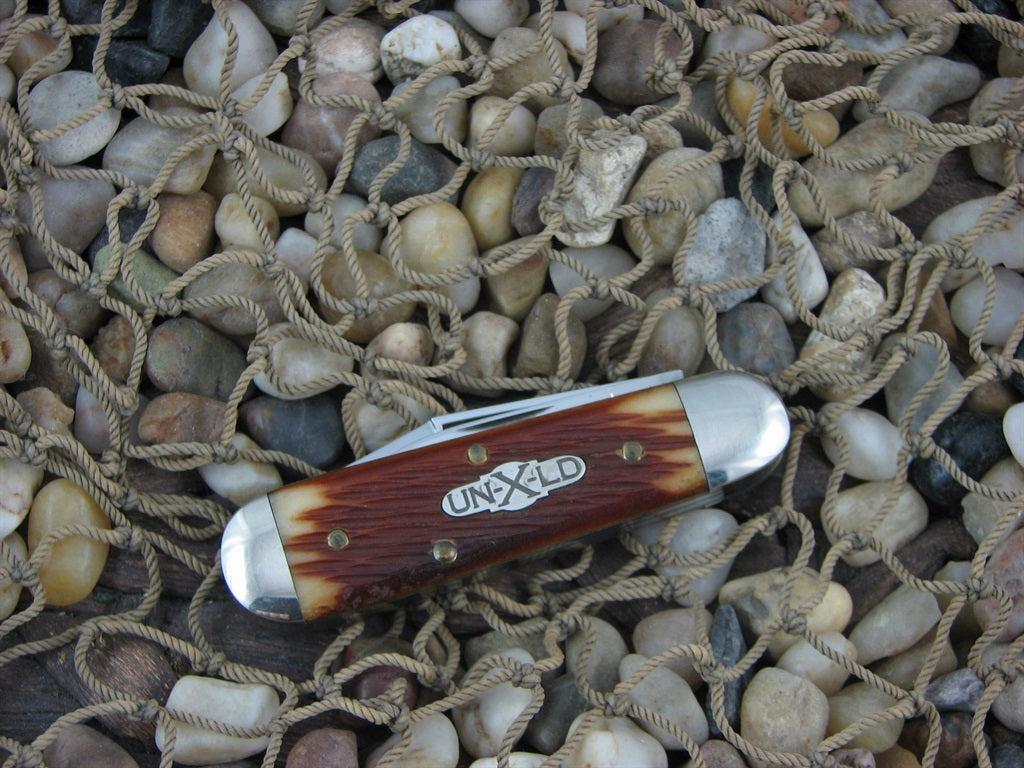 Great Eastern Cutlery Northfield 2008 Amber Bone Jack 1095 steel  251208