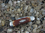Great Eastern Cutlery Northfield 2008 Amber Bone Jack 1095 steel  251208