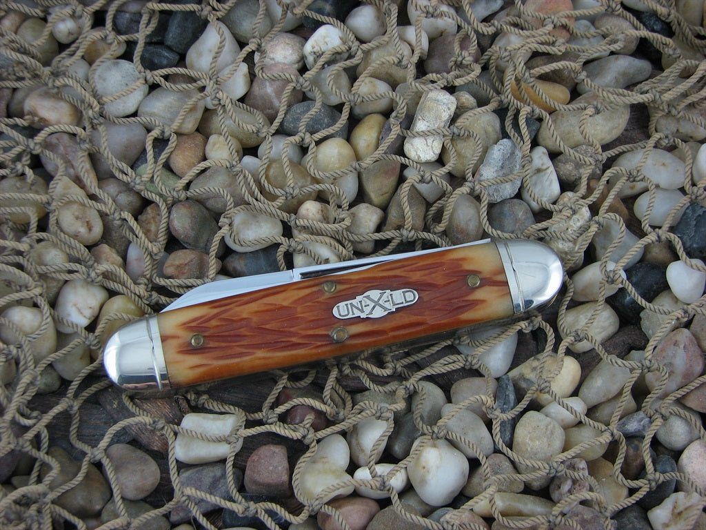 Great Eastern Cutlery Northfield 2008 Amber Bone Harness Jack 1095 542208P