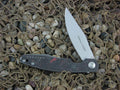 Viper Cutlery Belone Framelock Titanium Frame Dark Matter Rosso Carbon Fiber Covers Satin M390 Steel V5970TIFCR image 0
