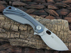 Viper Cutlery Lille Framelock Blue Titanium Handles Satin M390 Steel V5962TIBL image 1