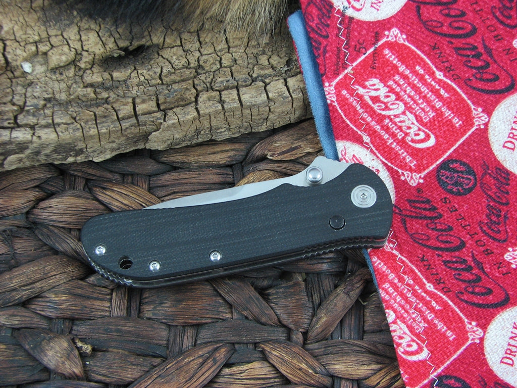 Maserin Cutlery Sport Spear  Black G10 440C steel Satin 42002G10N image 2