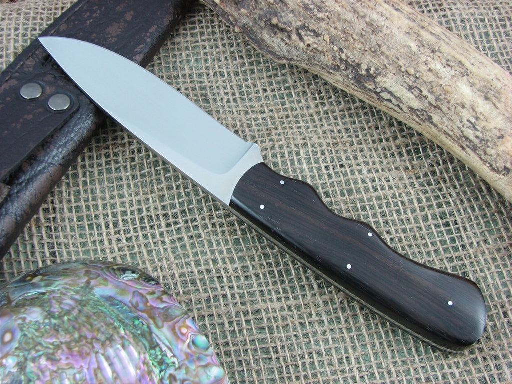 Arno Bernard Cutlery Cheetah Predator Ebony Wood handles N690 steel 2107 image 9