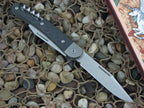 lionSteel Cutlery 3 Blade Jack Titanium Bolsters Carbon Fiber Handles M390 Steel JK3CF image 1
