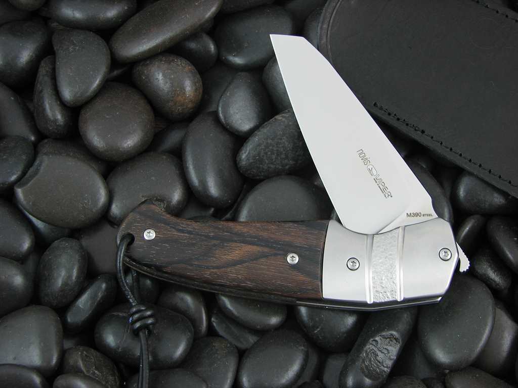 Viper Cutlery Novis Linerlock Zircote Wood Handles Satin M390 Steel V5974ZI image 0