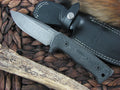 Lion Steel T5 Milled Black Micarta handles Niolox steel T5BMI image 0