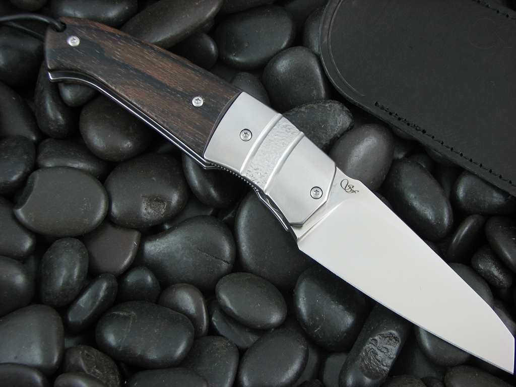Viper Cutlery Novis Linerlock Zircote Wood Handles Satin M390 Steel V5974ZI image 1