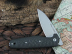 Viper Cutlery Dan2 Wharncliffe Carbon Fiber handles N690 steel Satin 5930FC image 0