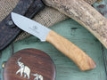 Arno Bernard Knives Wolverine Scavenger Wild Olive Wood handles N690 steel 4615 image 0