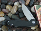 MKM Viper Voxnaes Timavo Linerlock Black G10 Handles Satin M390 Steel MKVP02GBK image 0
