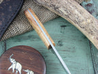 Arno Bernard Knives Wolverine Scavenger Wild Olive Wood handles N690 steel 4615 image 2