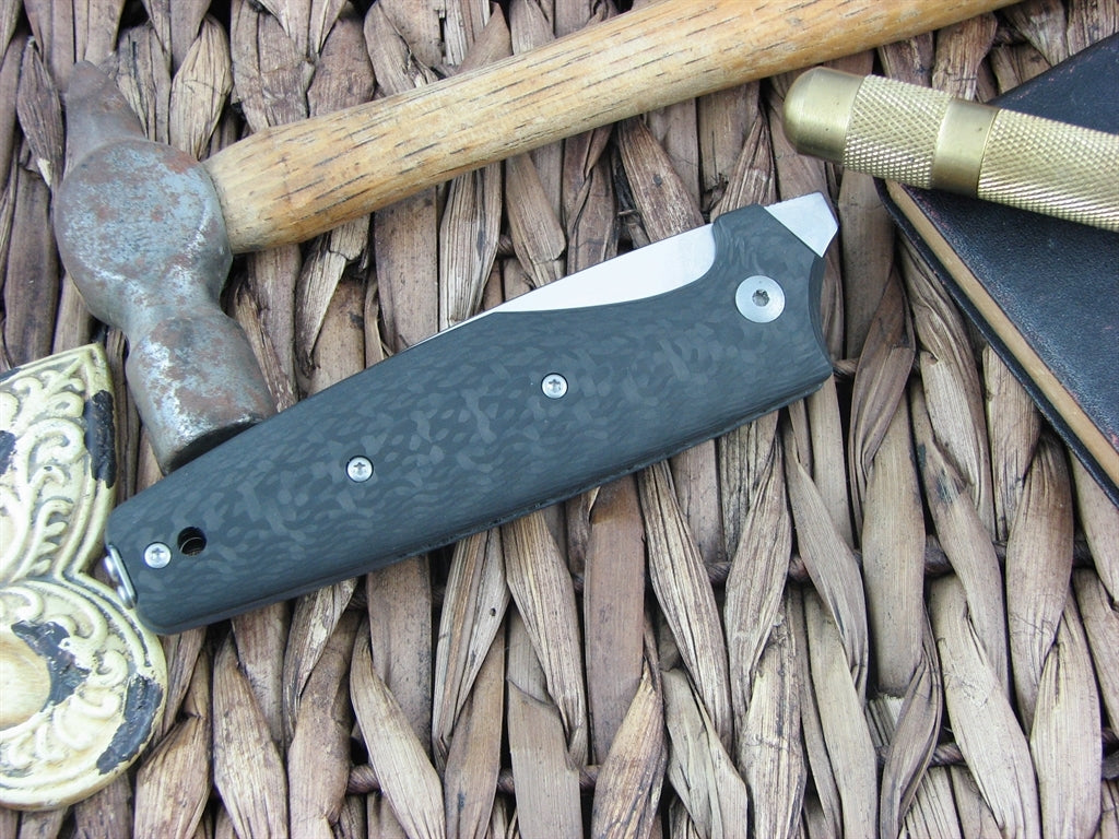 Viper Cutlery Dan1 Clip Burgundy Canvas Micarta handles N690 steel Satin 5928CBR image 2