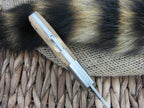 Maserin Cutlery Hunter 1 blade Olive Wood handles 440C steel Satin finish 760-OL image 3