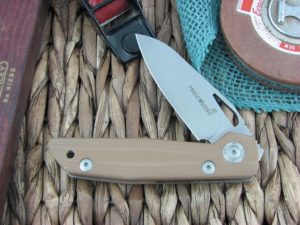 Viper Cutlery Free Spear Brown G10 handles D2 steel Stonewashed 4892BW
