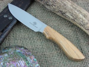 Arno Bernard Cutlery Lion Predator Wild Olive Wood handles N690 steel 2315