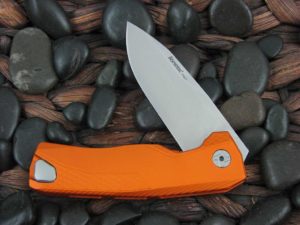 LionSteel Knives ROK with Orange Aluminum frame ROK AOS